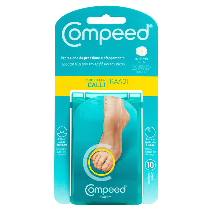 Plasturi pentru bătături profunde interdigitale Compeed, 10 bucăți