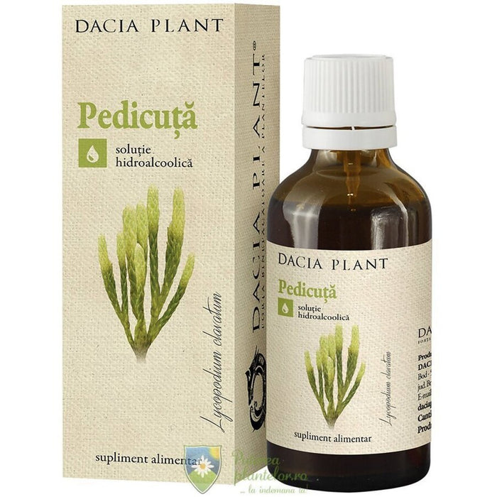Tinctură de pedicuță Dacia Plant, soluție hidroalcoolică, 50 ml