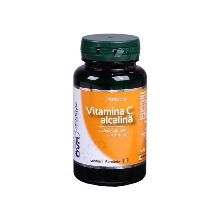 Supliment alimentar DVR Pharm Vitamina C alcalină, 60 capsule