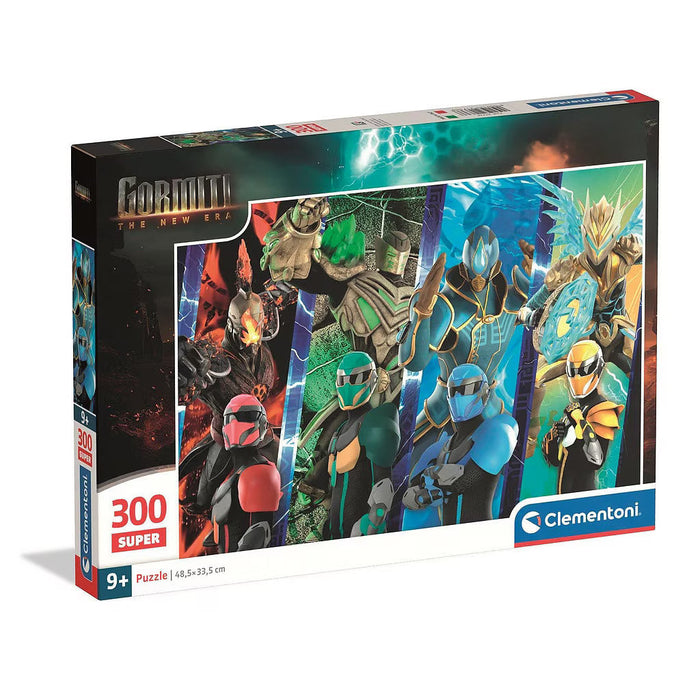 Puzzle Clementoni, Gormiti The New Era, 300 piese, 9+ ani, 48,5 × 33,5 cm