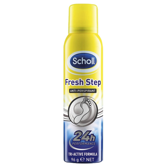 Spray antiperspirant pentru picioare Scholl Fresh Step, protecție 24 de ore, 150 ml
