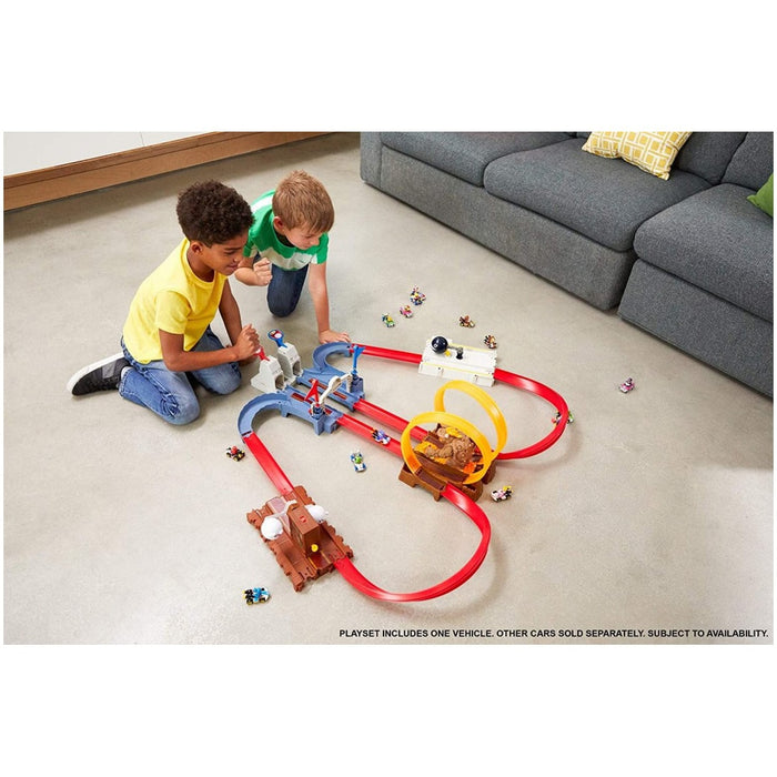 Set de joacă Hot Wheels, Pista Mario Kart, Fantoma Înfricoșătoare