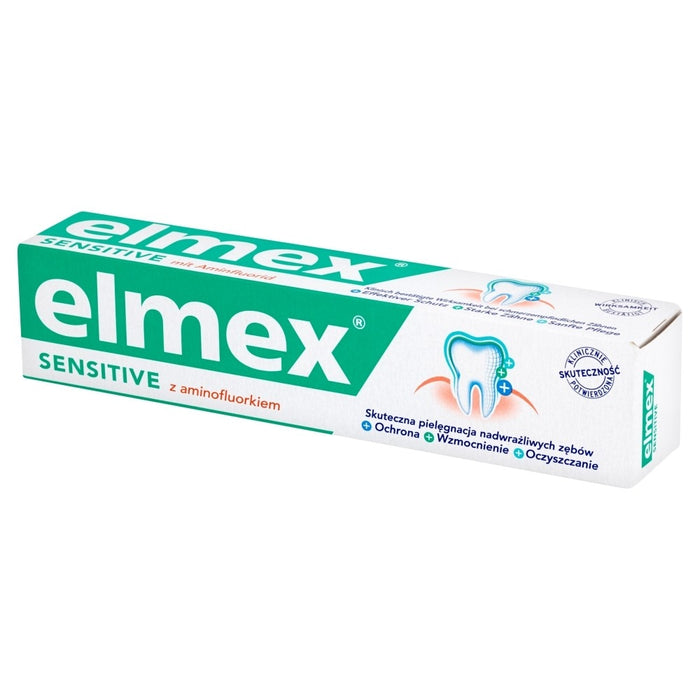Pastă de dinți Elmex Sensitive, fluorură de amină, 75 ml