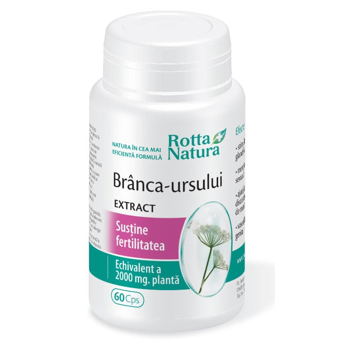 Supliment alimentar Rotta Natura Brânca-ursului Extract, 60 capsule