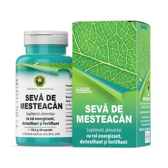 Supliment alimentar Hypericum Seva de mesteacăn, 60 capsule