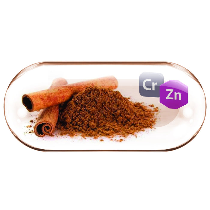 Supliment alimentar Rotta Natura Cinnamon Extract cu crom și zinc, 30 capsule