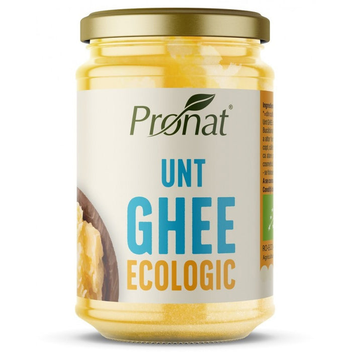 Unt ghee ecologic Pronat, 300 ml, 250 g