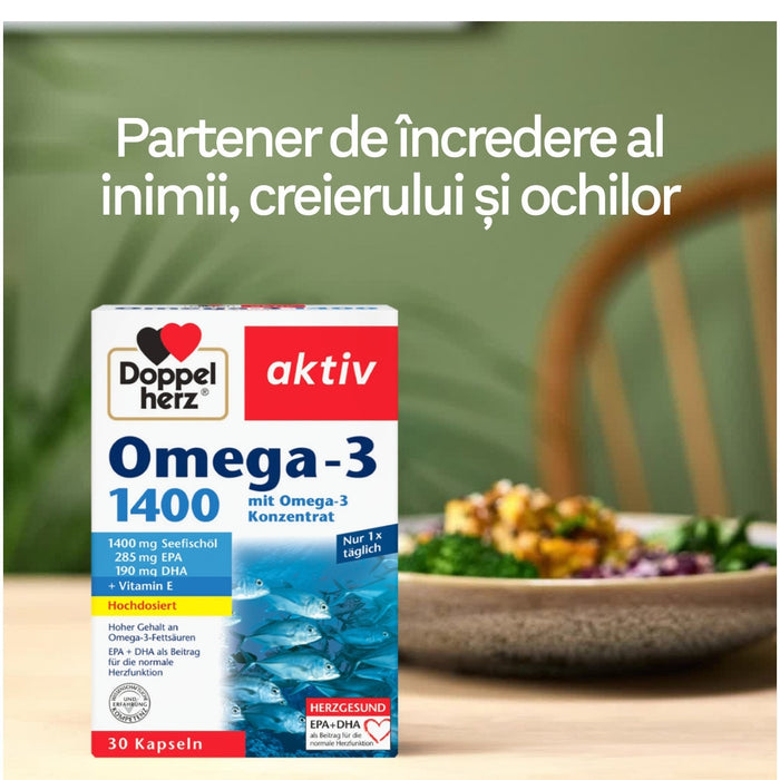 Supliment alimentar Doppelherz Omega-3 1400 mg, 30 capsule
