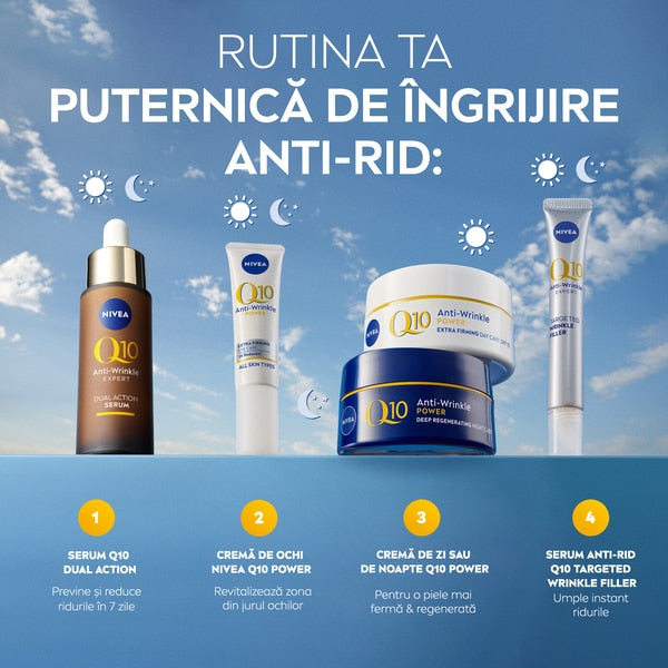 Cremă de zi Nivea Q10 Power antirid, cu SPF 15, 50 ml