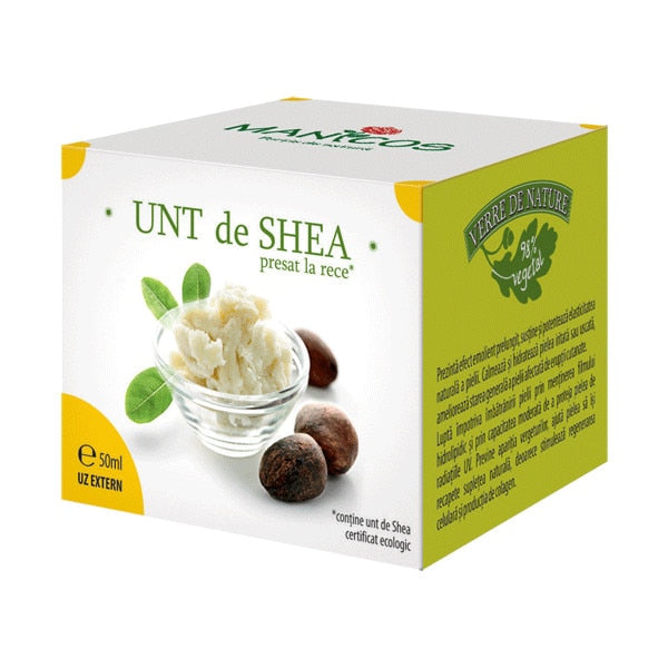 Unt de shea Verre De Nature, presat la rece, certificat ecologic, 50 ml