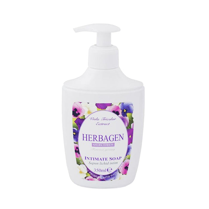 Săpun lichid intim Herbagen cu extract de Viola tricolor, 350 ml