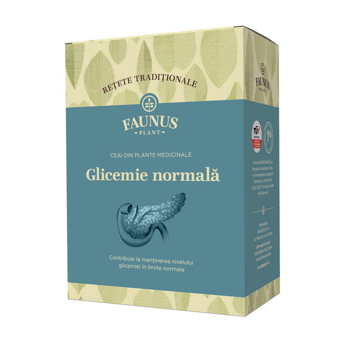 Ceai din plante Faunus Plant Glicemie normală, 180 g