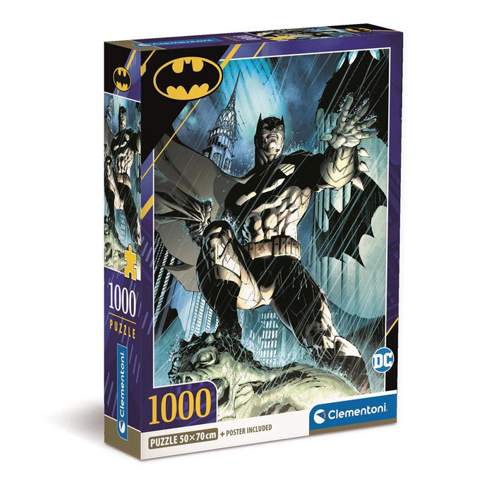 Puzzle Clementoni Compact, Batman, 1000 piese, 50 × 70 cm