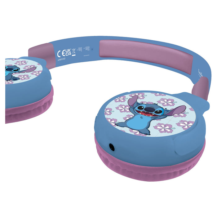 Căști wireless, Lexibook, Disney Stitch, pliabile, violet