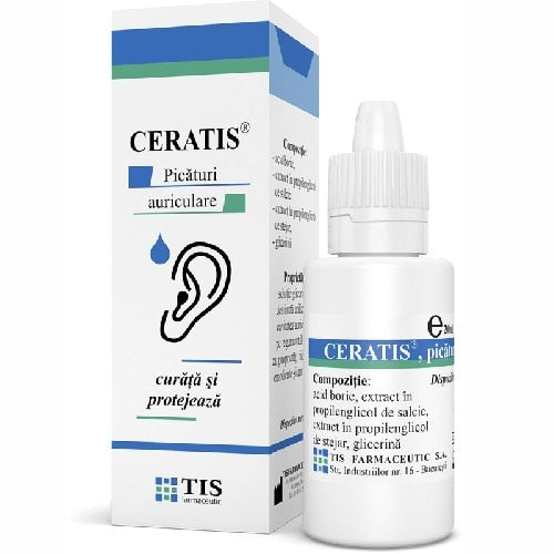 Picături auriculare Tis Farmaceutic Ceratis, 20 ml