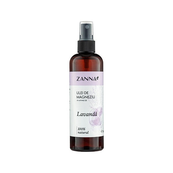 Ulei cosmetic cu magneziu Zanna, aromă de lavandă, spray, 150 ml