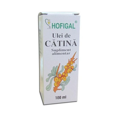 Supliment alimentar Hofigal cu ulei de cătină, 100 ml