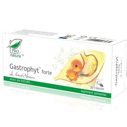 Supliment alimentar Medica Farmimpex Gastrophyt Forte, cu extract de plante, 30 capsule