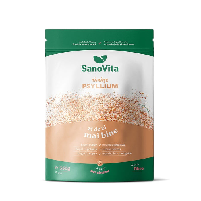Tărâțe de psyllium Sanovita, 350 g