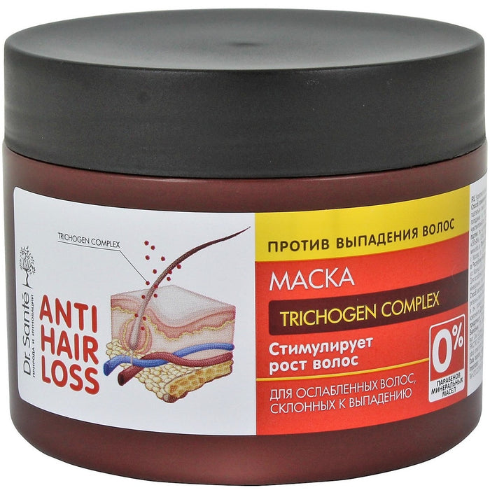 Mască păr Dr. Santé Anti Hair Loss, 300 ml, cremă