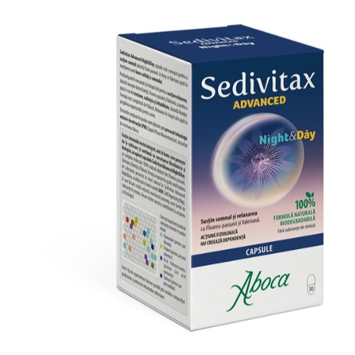 Supliment alimentar Aboca Sedivitax Night & Day, 30 capsule