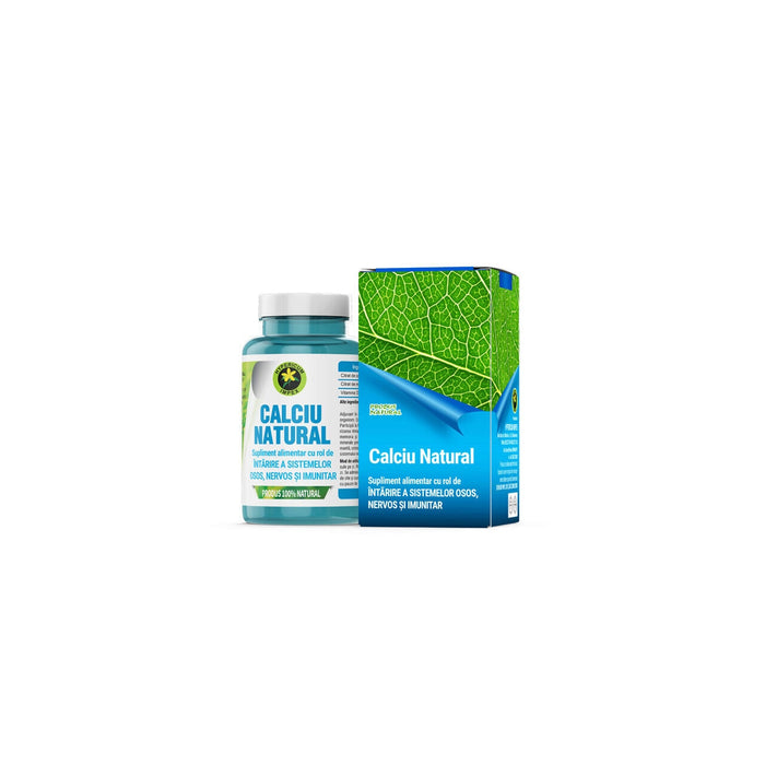 Supliment alimentar Hypericum Calciu Natural, 60 capsule