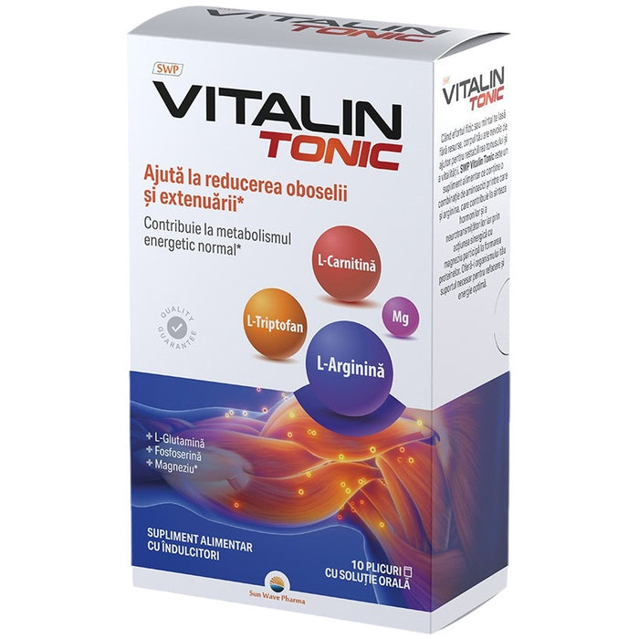 Supliment alimentar Sun Wave Pharma Vitalin Tonic, 10 plicuri