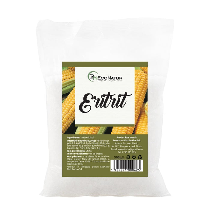 Îndulcitor EcoNatur Eritrit, 500 g
