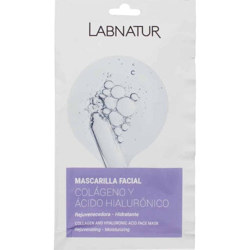 Mască de față LabNatur cu colagen și acid hialuronic, 15 ml