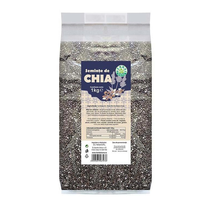 Semințe de chia Herbavit, 1 kg