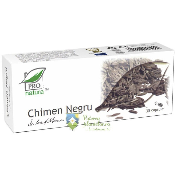 Supliment alimentar Pro-Natura Chimen negru, 30 capsule