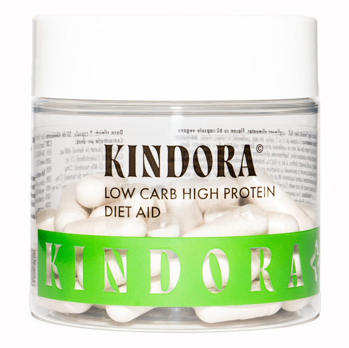 Supliment alimentar Kindora Low Carb High Protein Diet Aid, 60 capsule