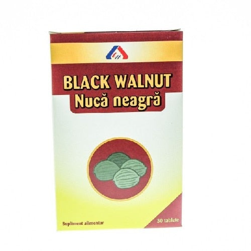 Supliment alimentar American Lifestyle Nucă neagră, 30 comprimate