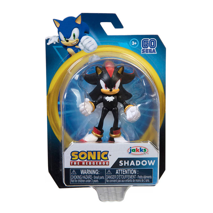 Figurină Forever Clever Sonic, Shadow, 6-7 cm, 2 carduri colectibile, 3+ ani