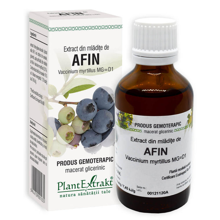 Extract gemoterapic PlantExtrakt din mlădițe de afin, 50 ml