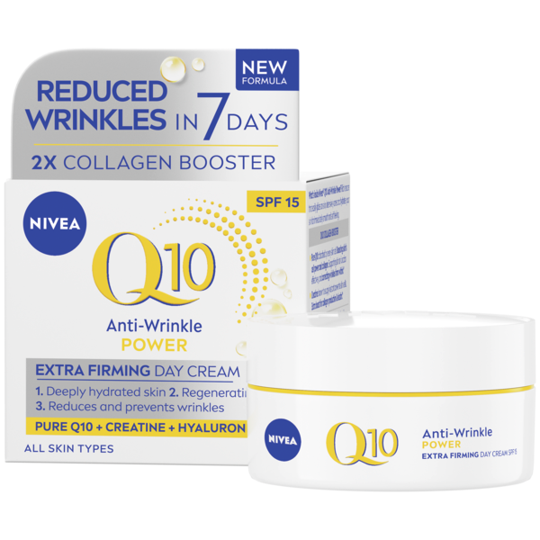 Cremă de zi Nivea Q10 Power antirid, cu SPF 15, 50 ml