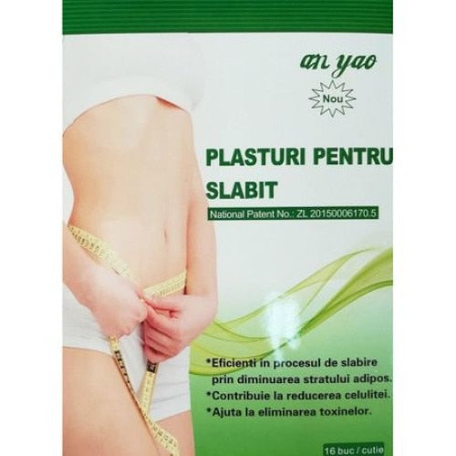 Plasturi pentru slăbit Naturalia Diet, 7,5 x 7,5 cm, 16 bucăți
