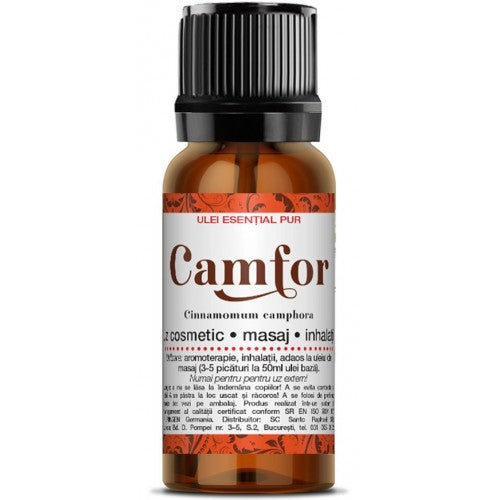 Ulei esențial Santo Raphael Camfor, pentru aromaterapie, 10 ml