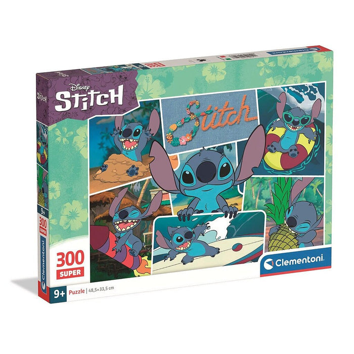 Puzzle Clementoni Disney Stitch, 300 piese, 9+ ani, 48,5 × 33,5 cm