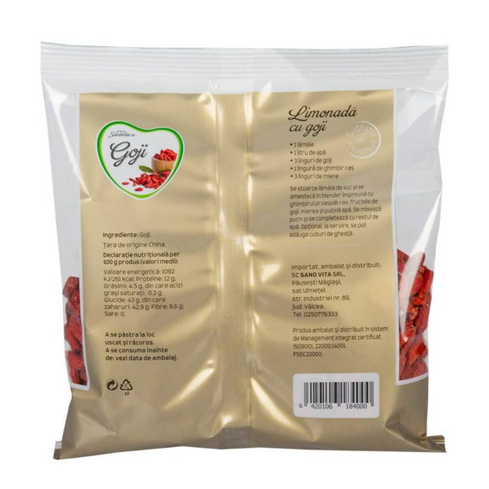 Fructe uscate Sano Vita Goji Berries, 100 g