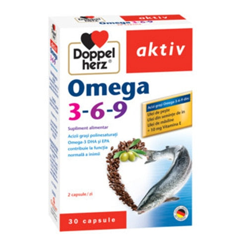 Supliment alimentar Doppelherz aktiv Omega 3-6-9, 30 capsule