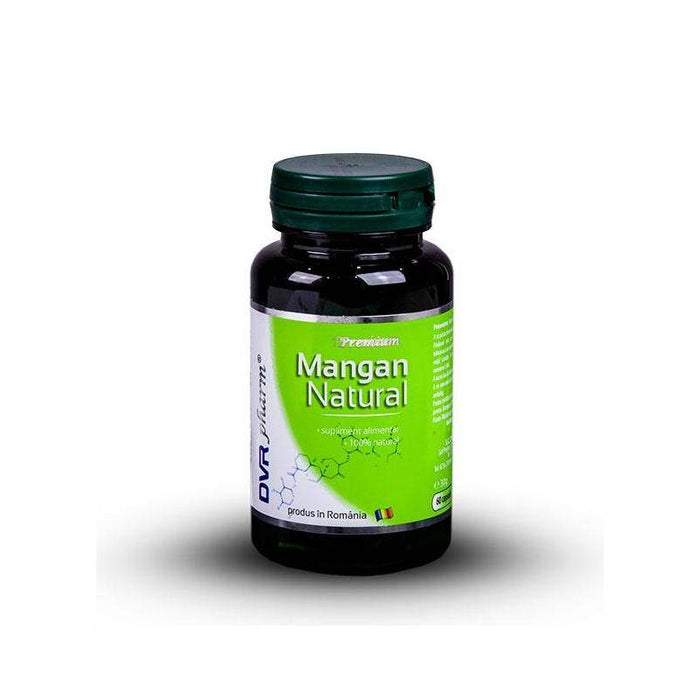Supliment alimentar DVR Pharm Mangan Natural, 60 capsule