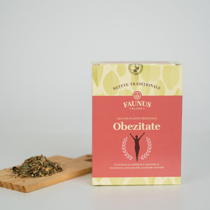 Ceai de plante Faunus Plant Rețete Tradiționale Obezitate, amestec din 14 plante, 180 g