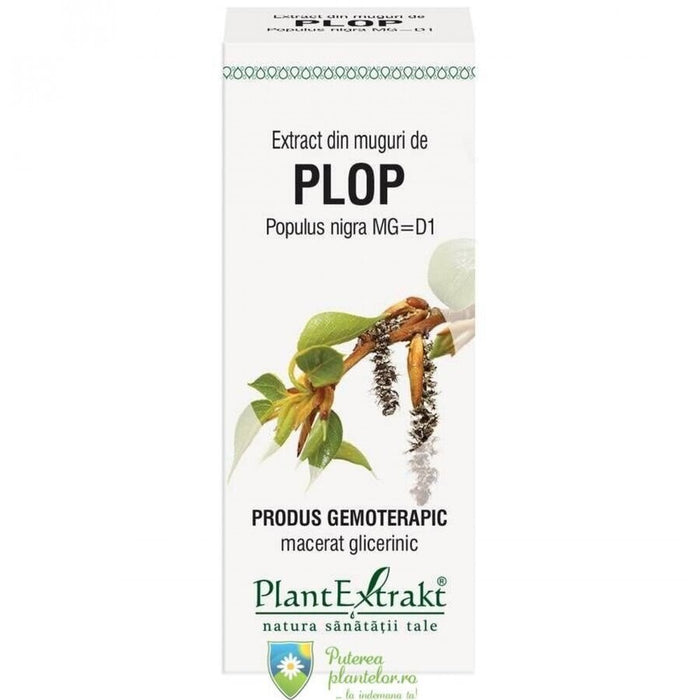Extract din muguri de plop PlantExtrakt, macerat glicerinic, 50 ml