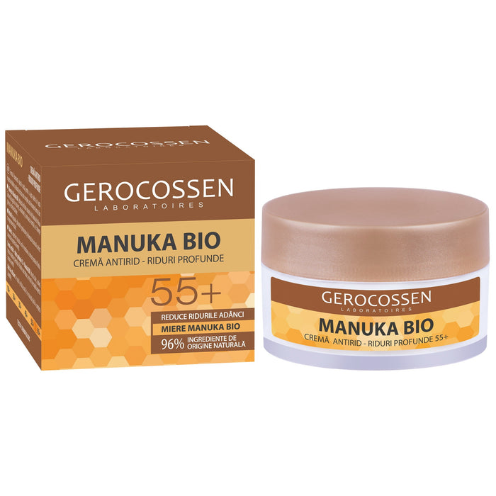 Cremă de față Gerocossen Manuka Bio, pentru ten 55+, 50 ml