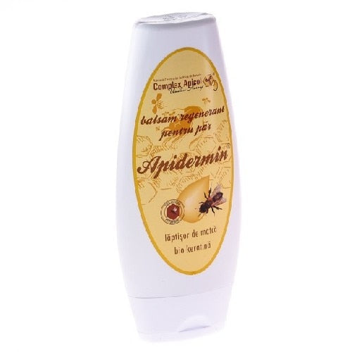 Balsam de păr Complex Apicol Apidermin, cu lăptișor de matcă și bio keratină, 200 ml