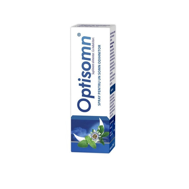 Supliment alimentar Zdrovit Optisomn, spray cu melatonină, aromă de mentă și lămâie, 30 ml