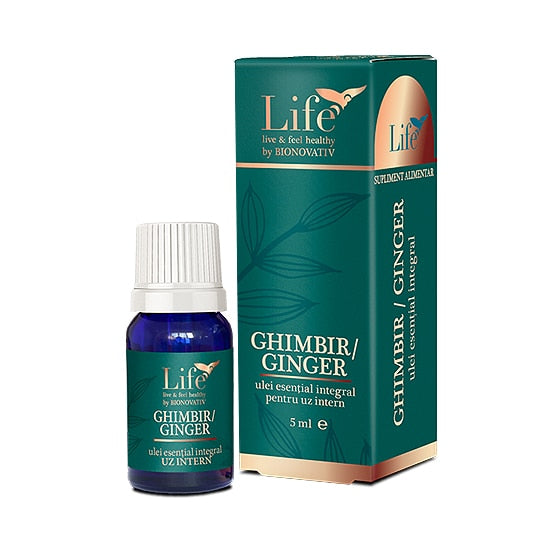 Ulei esențial Bionovativ Ghimbir, integral, 5 ml