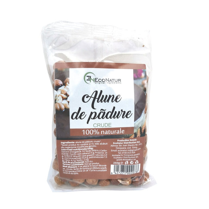 Alune de pădure crude EcoNatur, 250 g