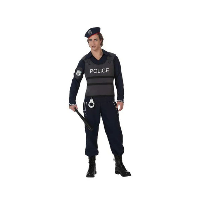 Costum Politist, Atosa, albastru, include accesorii